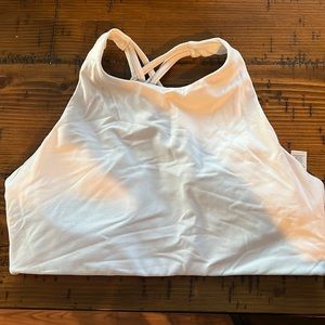 High neck - White Athleta sports bra